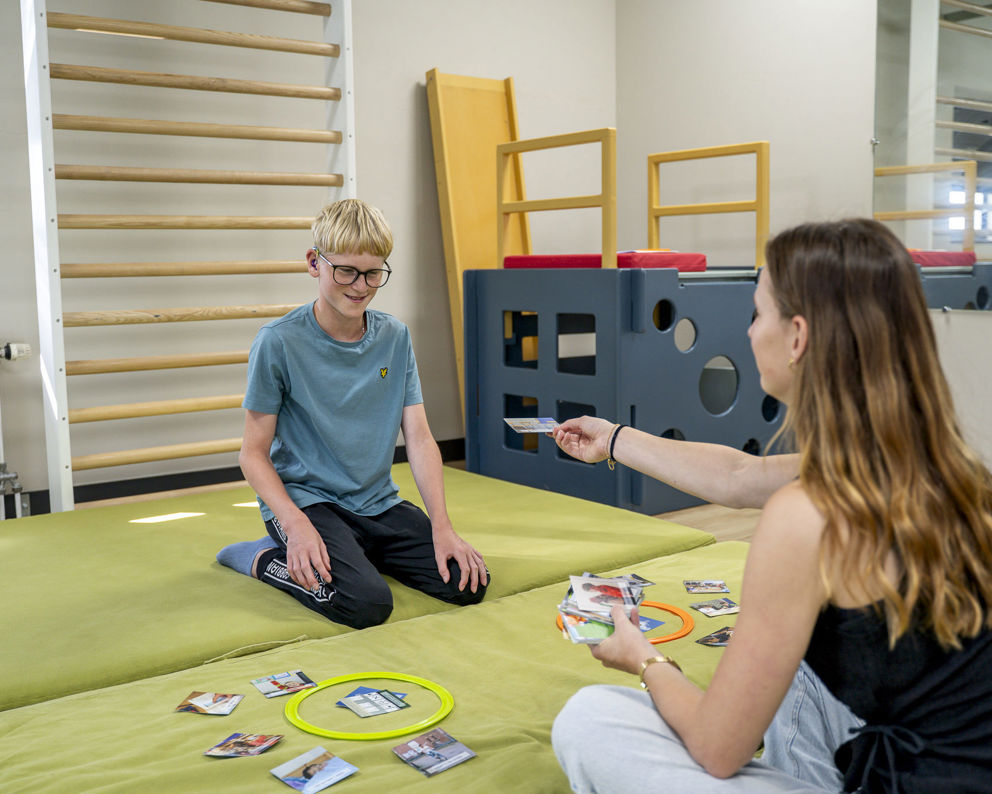 Spelen met creatieve materialen
